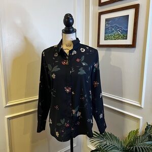 H&MFloral button down shirt